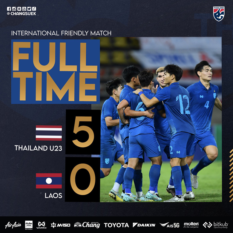 ĐT Lào thua trắng 5 bàn trong trận tái đấu với U23 Thái Lan - Ảnh 4