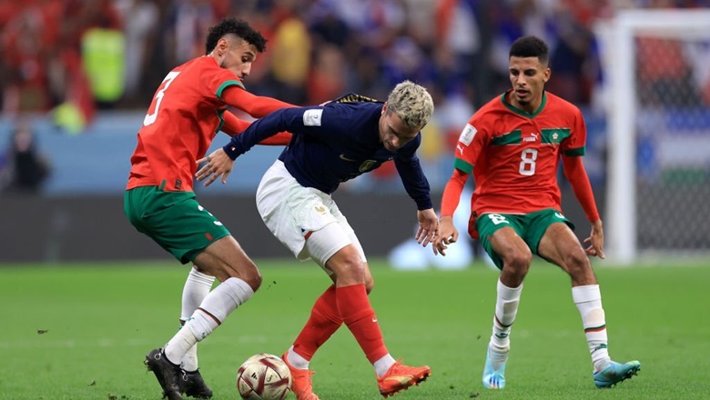 Pogba ví Griezmann như Kante sau trận Pháp thắng Morocco - Ảnh 2