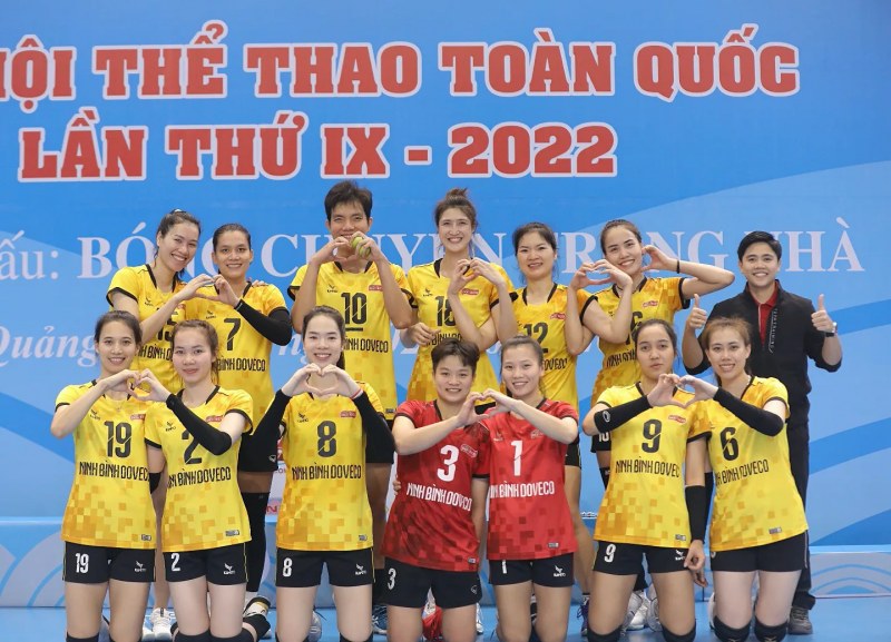 Ngược dòng ngoạn mục, Ninh Bình giành HCĐ Đại hội Thể thao Toàn quốc 2022 - Ảnh 1