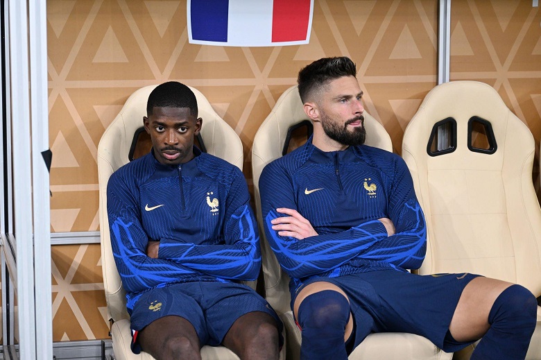 ĐT Pháp bế tắc, HLV Deschamps thay cả Giroud lẫn Dembele chỉ sau 41 phút - Ảnh 2