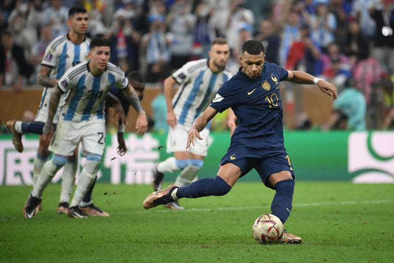 Mbappe lập hat-trick ở chung kết Argentina vs Pháp, đi vào lịch sử World Cup - Ảnh 2
