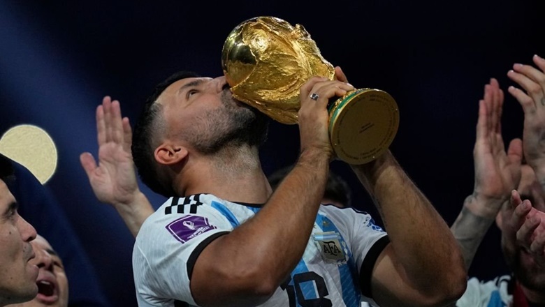 Aguero lên tiếng khi bị tố 'ăn hôi' chức vô địch World Cup 2022 - Ảnh 1