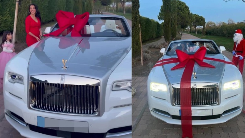 Ronaldo 'chơi lớn', tặng siêu xe Rolls Royce làm quà Giáng sinh cho bạn gái