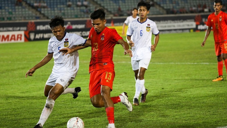 Kết quả bóng đá Myanmar vs Lào: Siêu phẩm phút chót cứu lại 1 điểm - Ảnh 1