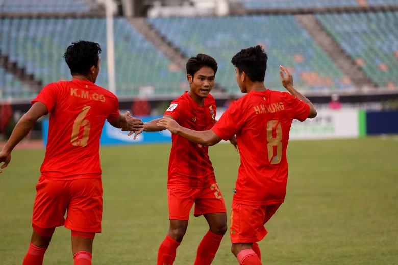 Kết quả bóng đá Myanmar vs Lào: Siêu phẩm phút chót cứu lại 1 điểm - Ảnh 2