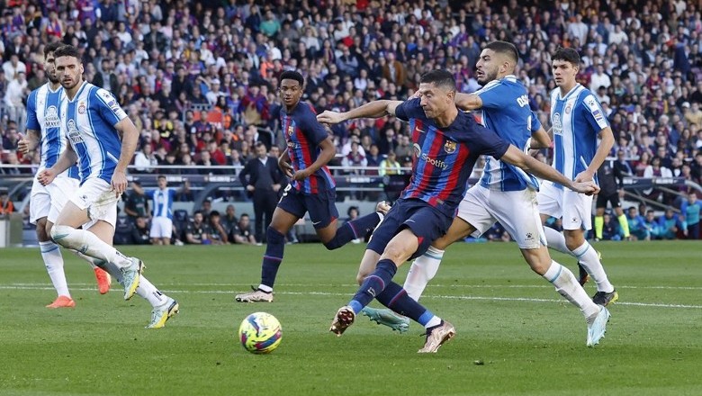 Kết quả Barca vs Espanyol: Kịch tính derby Catalan, chủ nhà mất lợi thế đua vô địch - Ảnh 2