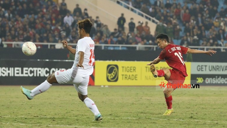 Video bàn thắng Việt Nam vs Myanmar, AFF Cup 2022: Siêu phẩm khép lại chiến thắng dễ dàng - Ảnh 1