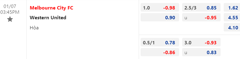 Nhận định, soi kèo Melbourne City vs Western United, 15h45 ngày 07/01: Dễ rơi điểm - Ảnh 1