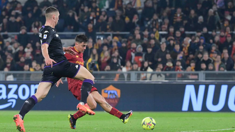 Kết quả bóng đá AS Roma vs Fiorentina: Cú đúp của Dybala - Ảnh 1