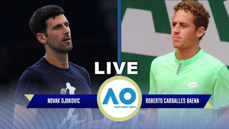 Trực tiếp tennis Djokovic vs Carballes Baena, Vòng 1 Úc Mở rộng - 17h30 ngày 17/1 - Ảnh 1