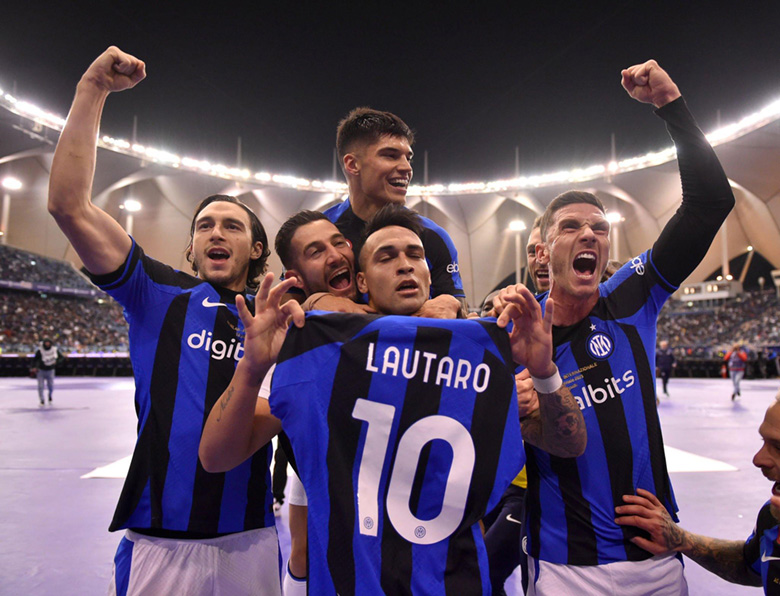 Kết quả bóng đá AC Milan vs Inter: Sắc xanh áp đảo, Nerazzurri vô địch Siêu cúp Italia - Ảnh 2