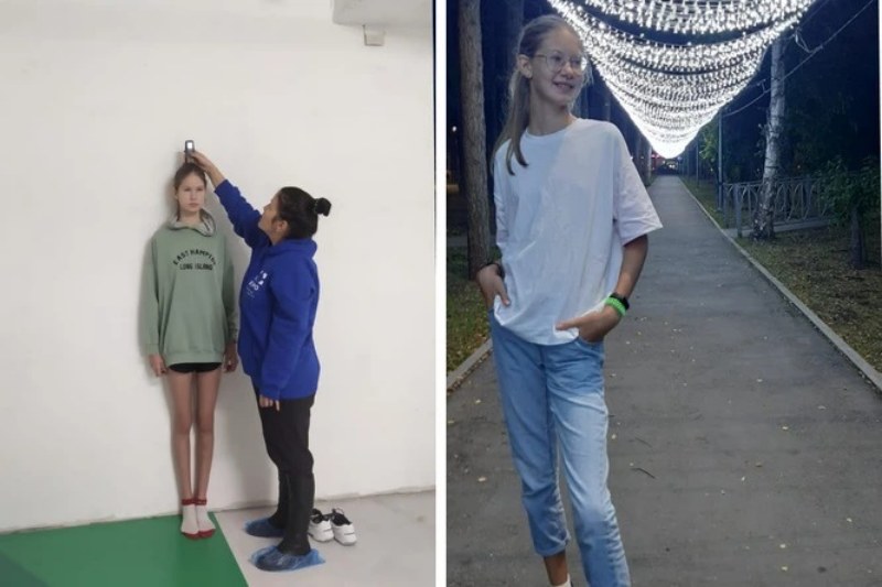 'Khủng long bóng chuyền' mới của Nga, 10 tuổi đã cao 1.90m - Ảnh 1