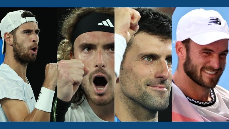 Lịch thi đấu tennis Bán kết Úc Mở rộng 2023: Tsitsipas vs Khachanov, Djokovic vs Paul - Ảnh 1