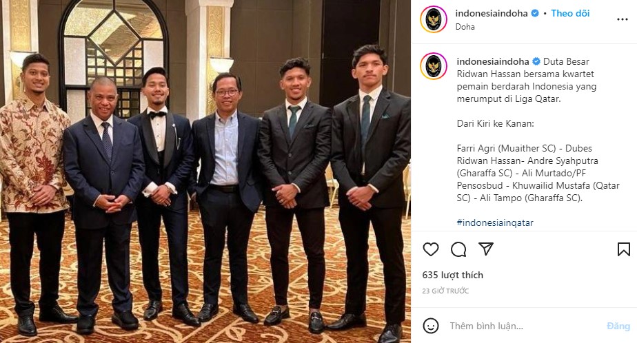 4 cầu thủ Qatar có thể khoác áo ĐT Indonesia trong năm 2023 - Ảnh 2