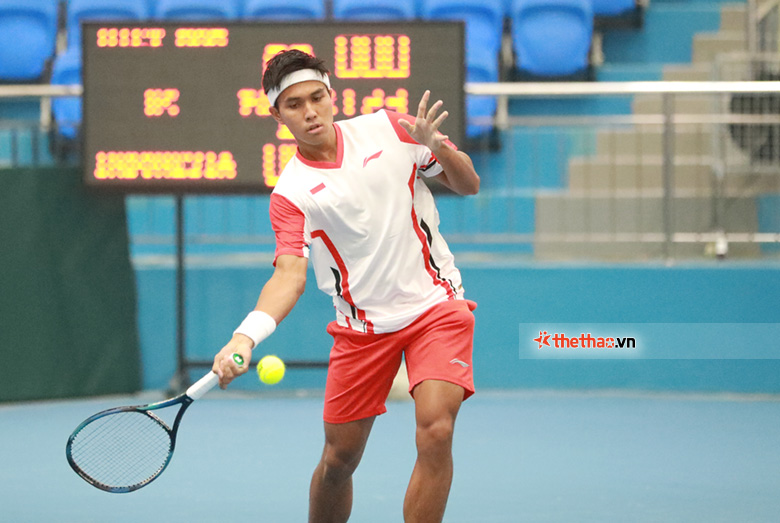 Phạm Minh Tuấn thất bại ở trận mở màn vòng play-offs Davis Cup nhóm II thế giới - Ảnh 1