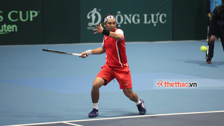 Đắc Tiến thua chóng vánh Rungkat, ĐT quần vợt Việt Nam lỡ cơ hội lên nhóm II thế giới Davis Cup - Ảnh 2