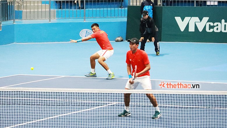 Hoàng Nam và Văn Phương thua trận đôi nam, ĐT quần vợt Việt Nam gặp khó - Ảnh 2