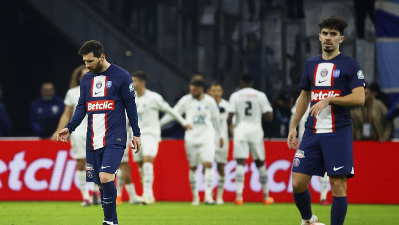 Kết quả bóng đá Marseille vs PSG: Les Parisiens bị loại trong ngày Neymar nhường Messi áo số 10 - Ảnh 1