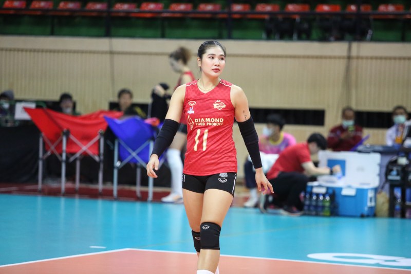 Ngoại binh của bóng chuyền nữ Geleximco Thái Bình thể hiện sức mạnh đáng sợ ở giải VĐQG Thái Lan - Ảnh 1