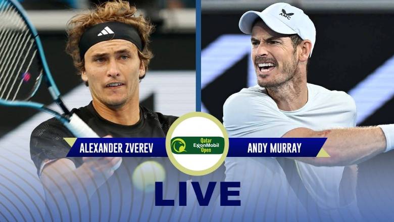 Trực tiếp tennis Zverev vs Murray, Vòng 2 Qatar Open - 22h00 ngày 22/2 - Ảnh 1