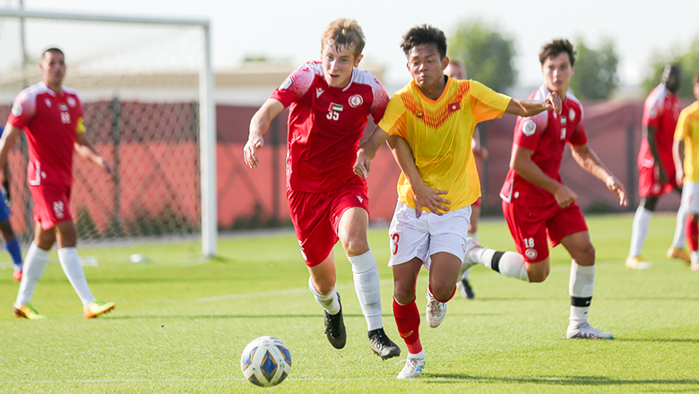 U20 Việt Nam thua trận giao hữu cuối cùng trước thềm VCK U20 châu Á 2023 - Ảnh 2