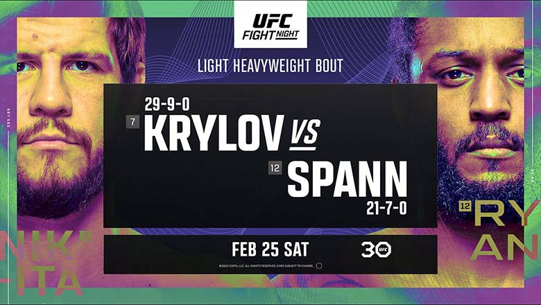 Xem trực tiếp UFC Fight Night: Krylov vs Spann trên kênh nào - Ảnh 1