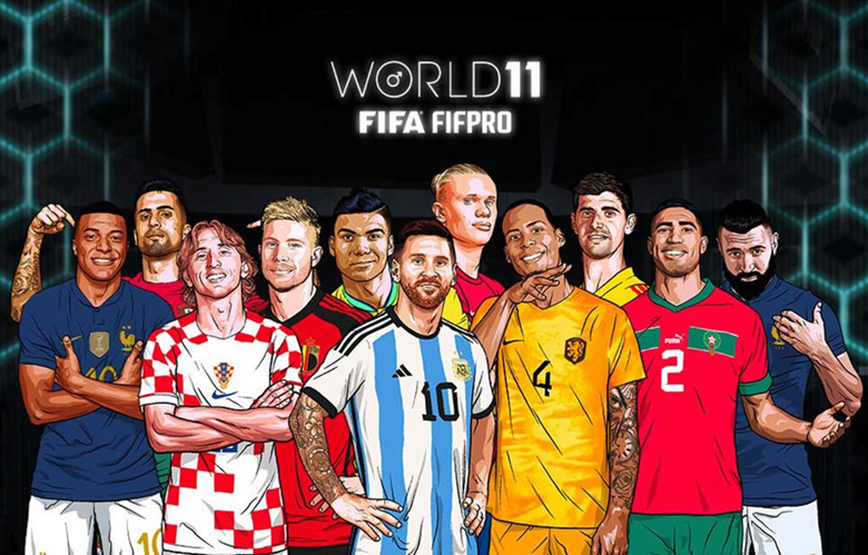 Đội hình tiêu biểu FIFPro 2022: Ronaldo, Lewandowski vắng mặt - Ảnh 1