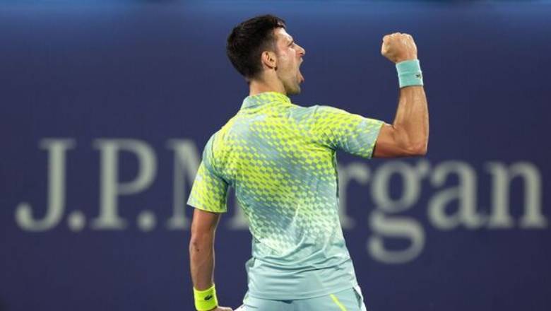 Djokovic nhọc nhằn giành vé vào vòng 2 Dubai Championships - Ảnh 1
