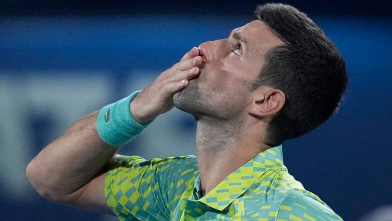 Djokovic nhọc nhằn giành vé vào vòng 2 Dubai Championships - Ảnh 2