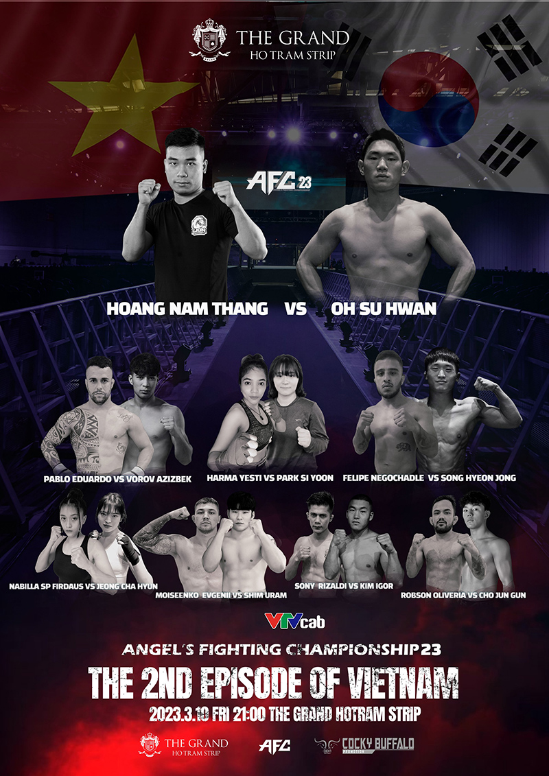 Giải MMA AFC 23: Võ sĩ tán thủ Việt Nam thách đấu cao thủ MMA Hàn Quốc - Ảnh 4