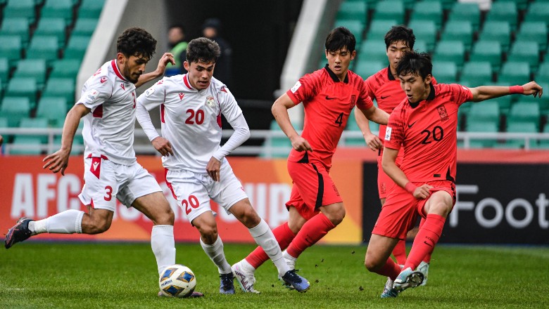 Kết quả lượt cuối bảng C U20 châu Á 2023: Không xuất hiện bất ngờ, Hàn Quốc cùng Jordan đi tiếp - Ảnh 1