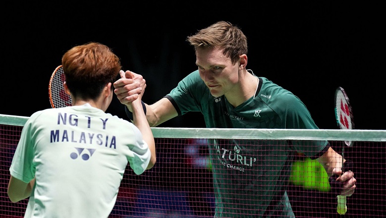 Kết quả cầu lông Toàn Anh 2023: Tay vợt Malaysia gây sốc trước Viktor Axelsen - Ảnh 1