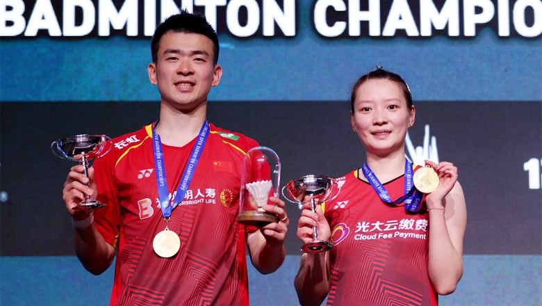 Kết quả chung kết giải cầu lông Toàn Anh: Trung Quốc 'hái vàng' - Ảnh 1