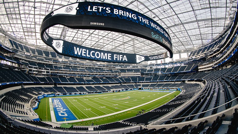 FIFA tất tả tìm kiếm địa điểm mới thay SVĐ SoFi tổ chức chung kết World Cup 2026 - Ảnh 1