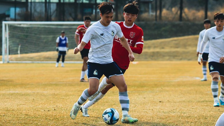 Văn Toàn ra sân trong trận thắng của Seoul E-Land trước CLB Trung Quốc - Ảnh 2