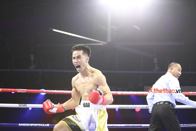 Nguyễn Ngọc Hải khóc trong khoảnh khắc giành đai WBA Nam Á - Ảnh 4