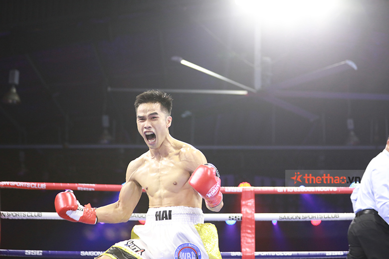 Nguyễn Ngọc Hải khóc trong khoảnh khắc giành đai WBA Nam Á - Ảnh 5