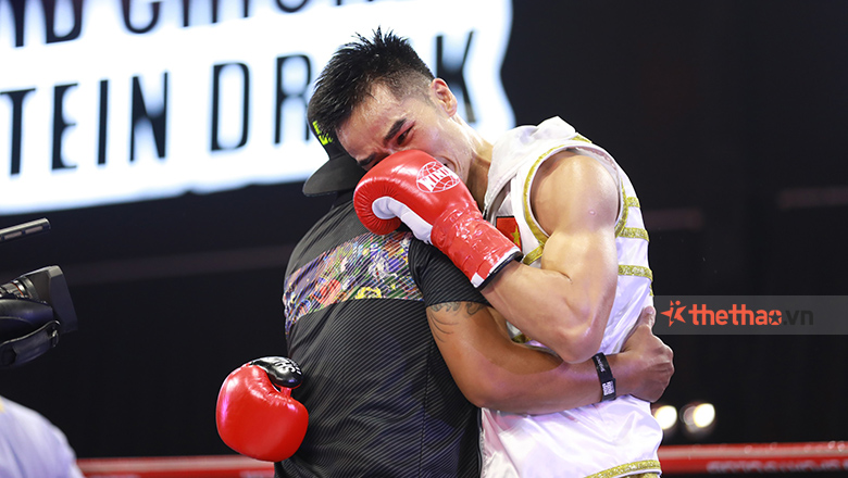 Nguyễn Ngọc Hải khóc trong khoảnh khắc giành đai WBA Nam Á - Ảnh 8