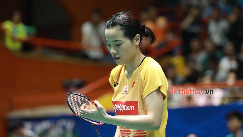 Thuỳ Linh đập vợt giải toả sau chiến thắng ở bán kết Ciputra Hanoi 2023 - Ảnh 7