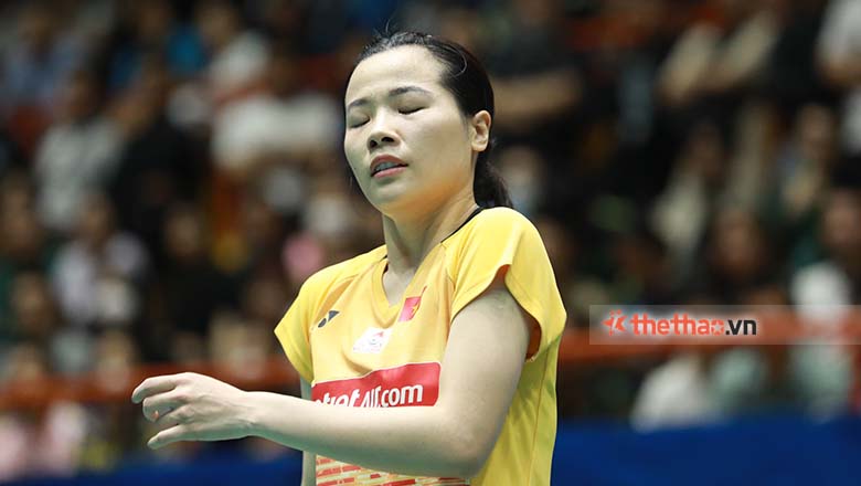 Thuỳ Linh đập vợt giải toả sau chiến thắng ở bán kết Ciputra Hanoi 2023 - Ảnh 8