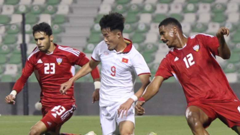 U23 Việt Nam thua đậm 0-4 trước U23 UAE tại Doha Cup - Ảnh 1