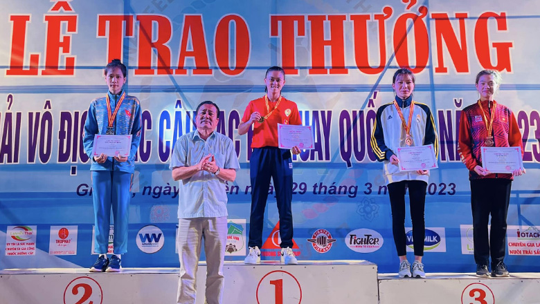 Hữu Hiếu, Hoàng Phi giành HCV giải Muay Thái các CLB toàn quốc 2023 - Ảnh 2