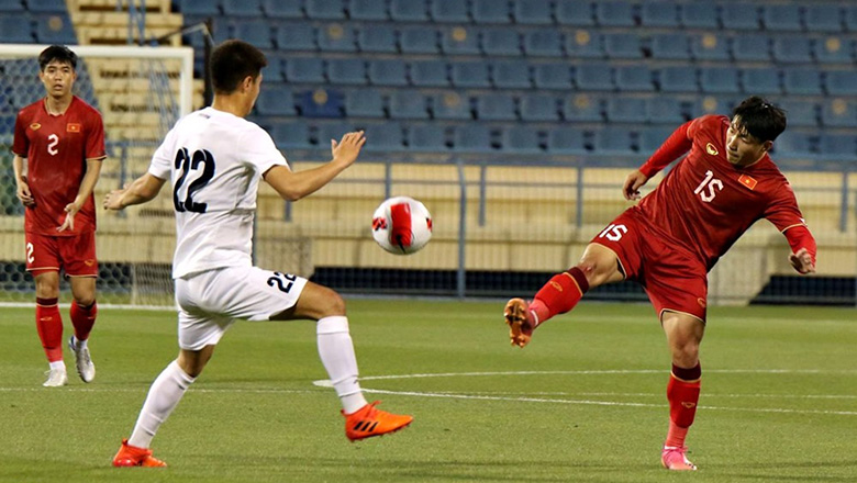 U23 Việt Nam thua Kyrgyzstan trên chấm 11m, đứng hạng 10 Doha Cup 2023 - Ảnh 3