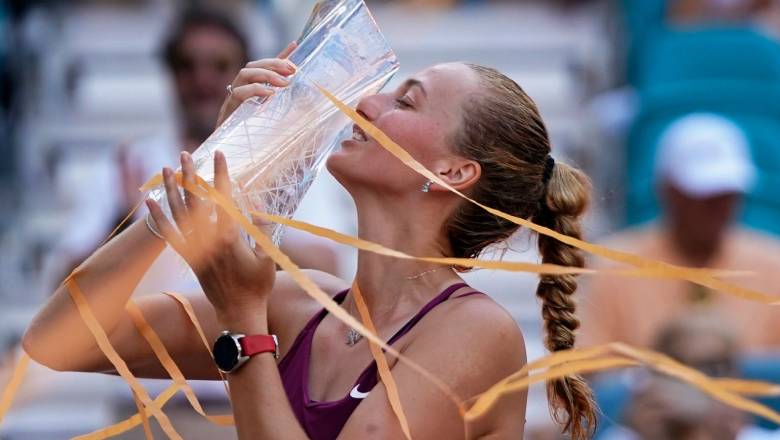 Kết quả tennis Miami Open ngày 12: Kvitova vô địch nội dung đơn nữ - Ảnh 1