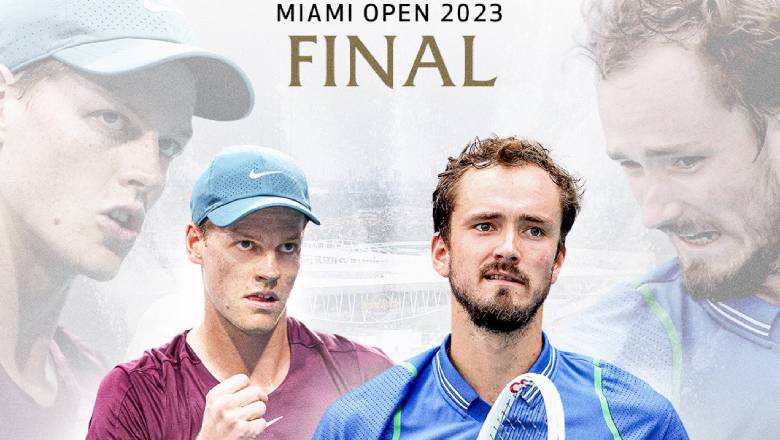 Trực tiếp tennis Medvedev vs Sinner, Chung kết Miami Open - 00h00 ngày 3/4 - Ảnh 1