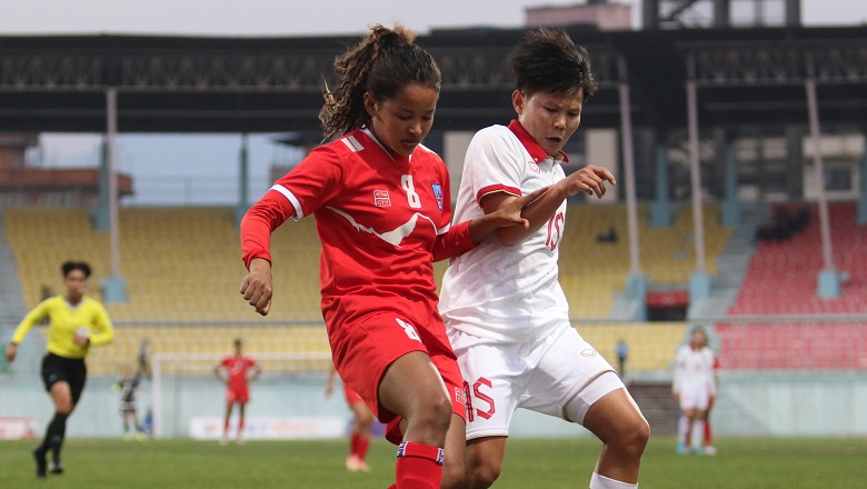 Xem trực tiếp lượt về bóng đá Nữ Việt Nam vs Nữ Nepal ở đâu, kênh nào? - Ảnh 1