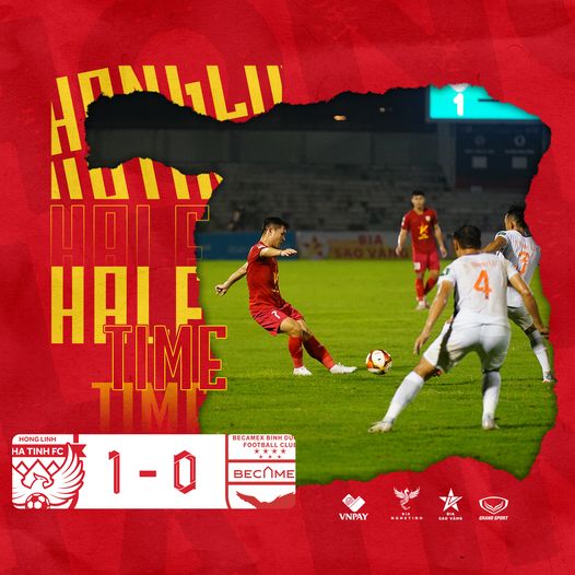 Kết quả bóng đá Hồng Lĩnh Hà Tĩnh vs Bình Dương: Thảm bại 0-3, đội khách xuống đáy bảng - Ảnh 1