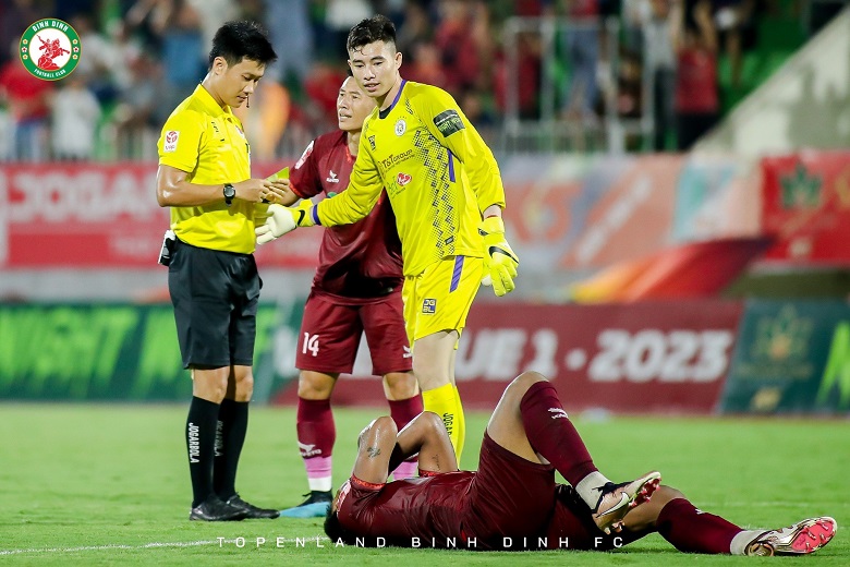 Kết quả bóng đá Bình Định vs Hà Nội: Rafaelson lập hat-trick hủy diệt đội khách - Ảnh 3