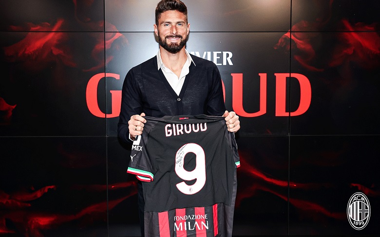 Giroud chính thức ký hợp đồng mới sau khi giúp AC Milan vào bán kết Cúp C1 - Ảnh 1