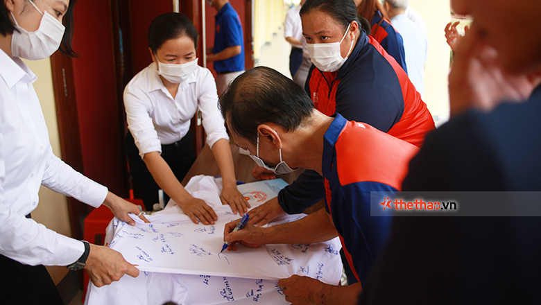 Đoàn thể thao Việt Nam khu vực phía Nam tổ chức lễ xuất quân tham dự SEA Games 32 - Ảnh 2